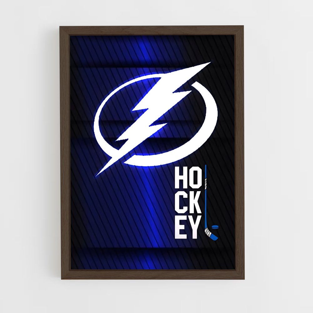 Poster Éclair de Tampa – affiche Hockey sur glace (vue 5)